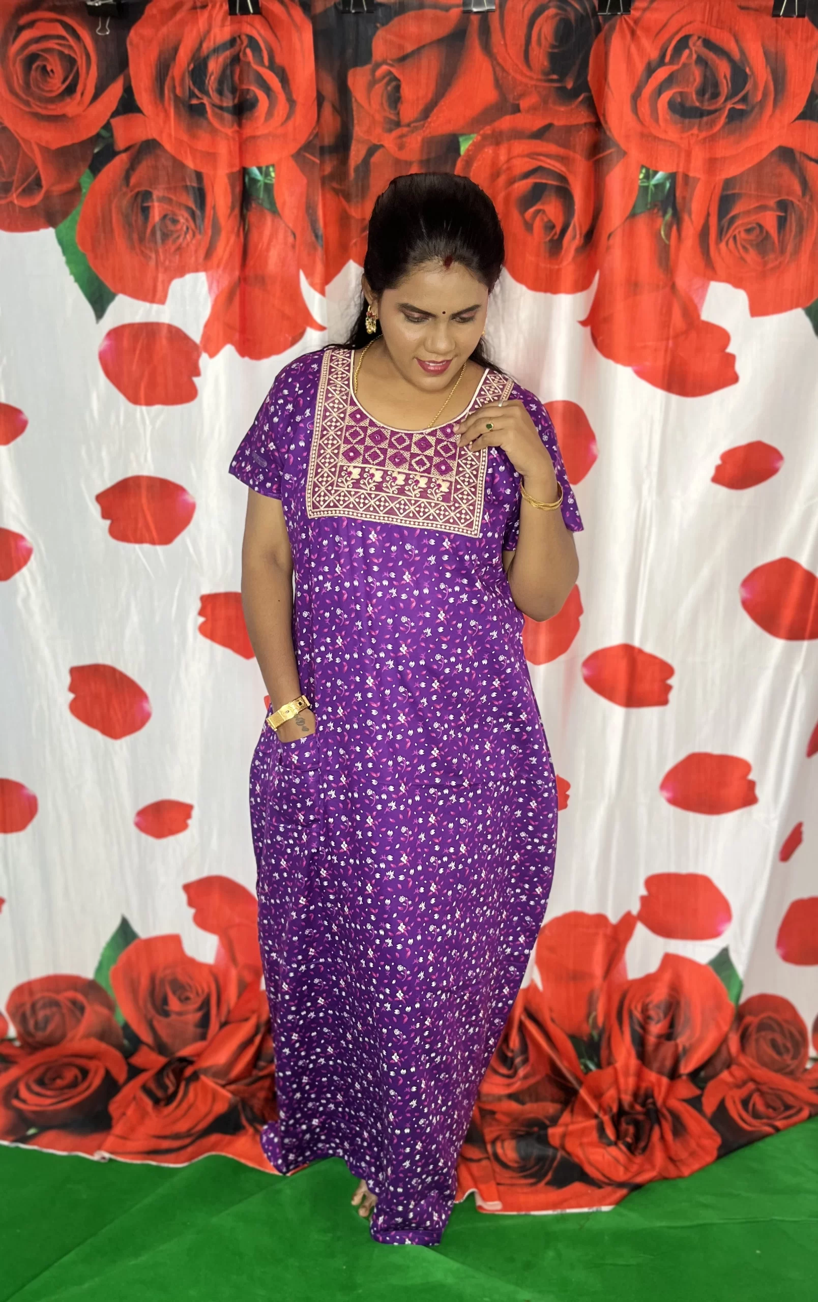 NEW LAUNCH EMBROIDERY COLLECTION PURPLE